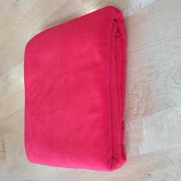 JOANN Anti Pill Plush Fleece Fabric Solids In Red - Picture 3 of 5